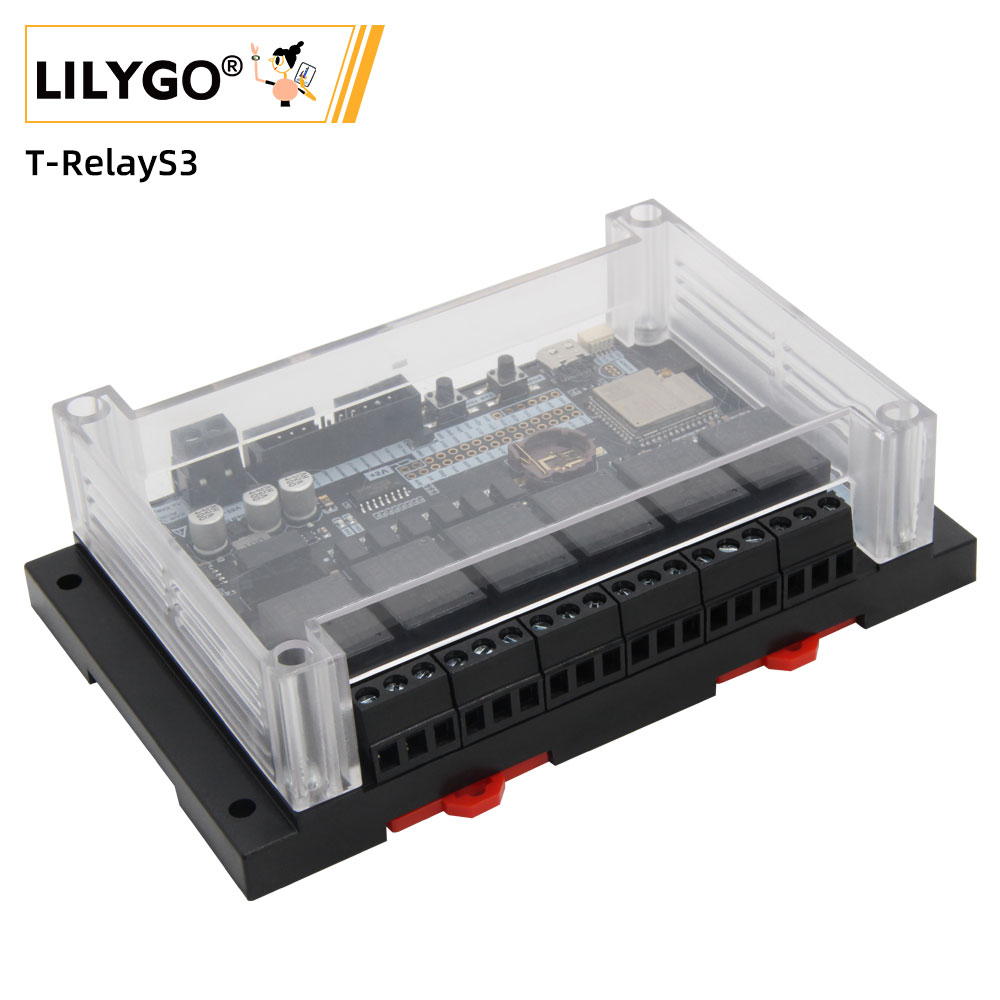 Espressif Esp32 - LILYGO® T-RelayS3 ESP32-S3 6-Way röle geliştirme