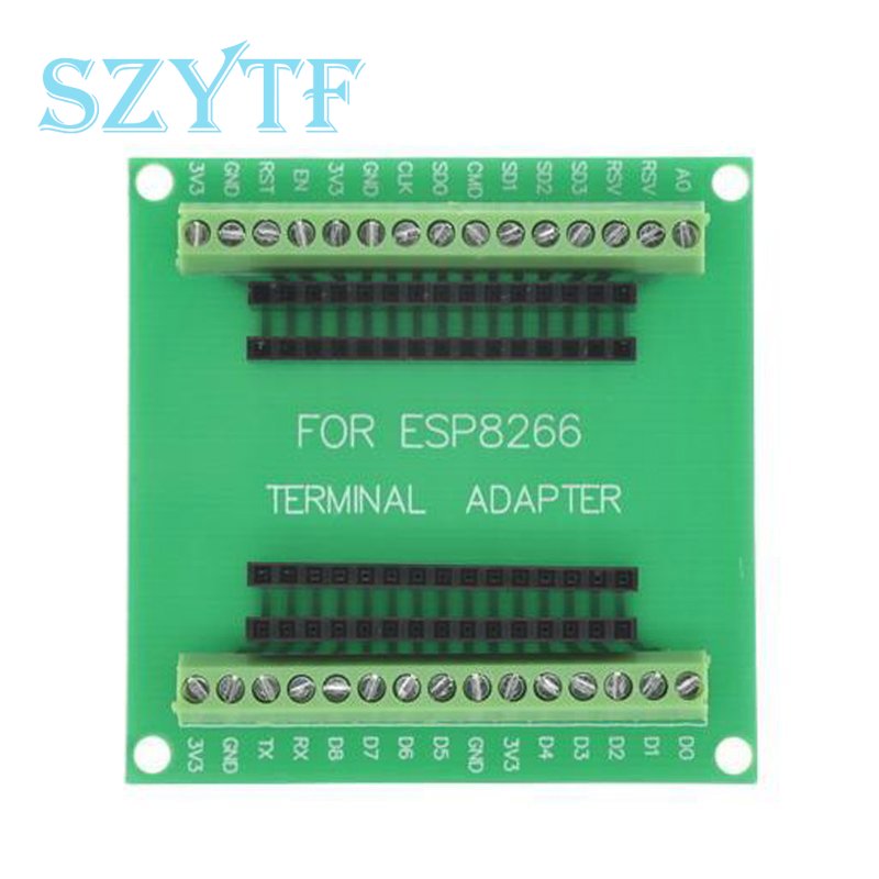 Esp8266 Nodemcu - ESP8266 Genişletme Kartı Terminal Adaptörü, NODEMCU