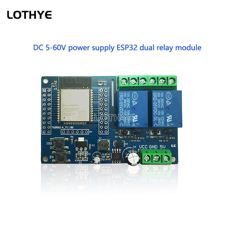Esp32 Wifi Bluetooth Module - ESP32 Çift Kanallı Wifi Bluetooth Röle