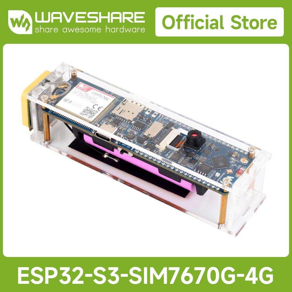 Esp32 Wifi Bluetooth Module - Waveshare ESP32-S3 SIM7670G 4G Geliştirme Kartı,