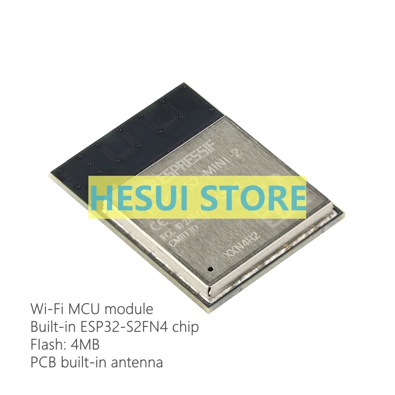 Esp32 S2 - ESP32-S2-MINI-2-N4R2 2.4GHz Wi-Fi modülü 4MB flash+2MB