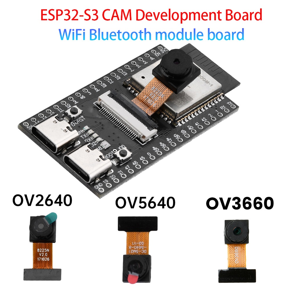 Esp32 Devkit - ESP32-S3-N16R8 WiFi Bluetooth Geliştirme Kartı ESP32-S3-CAM