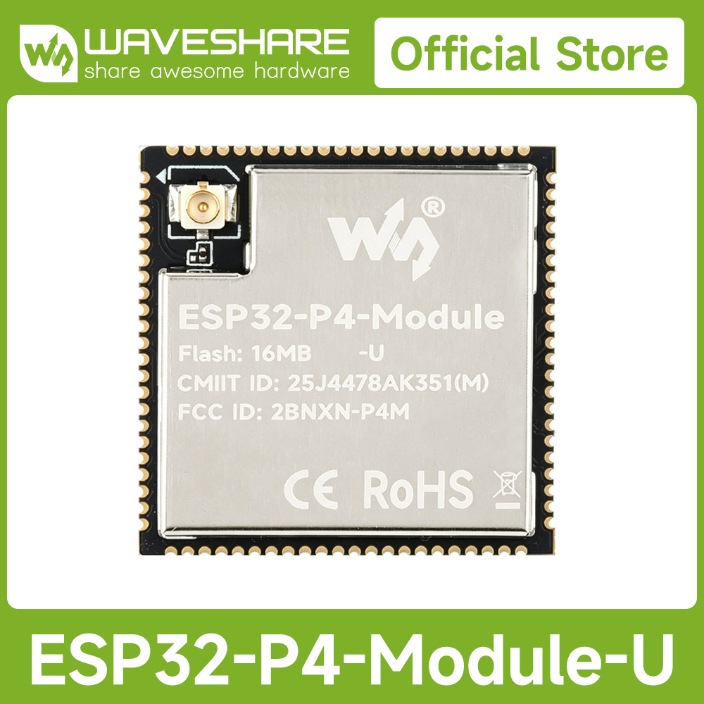 Esp32 P4 - Waveshare ESP32-P4-Modül Çekirdek Kartı, ESP32-P4 ve