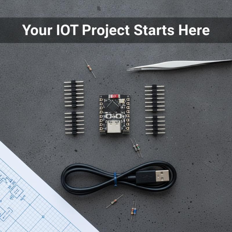 ESP32 C3 Geliştirme Kartı Stab - Esp32 C3 incelemesi ve fiyatı
