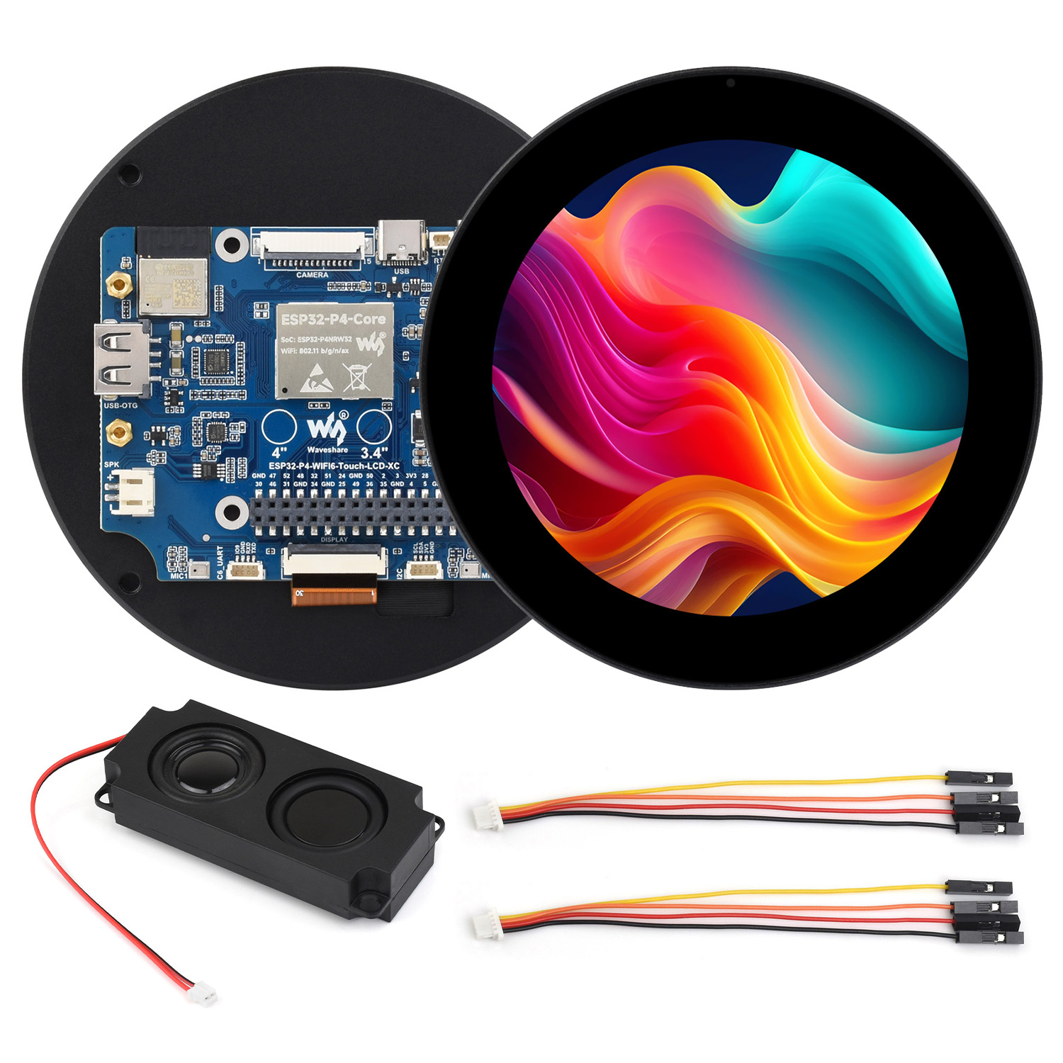 ESP32-P4 3,4/4 İnç Yuvarlak Do - Esp32 P4 incelemesi ve fiyatı