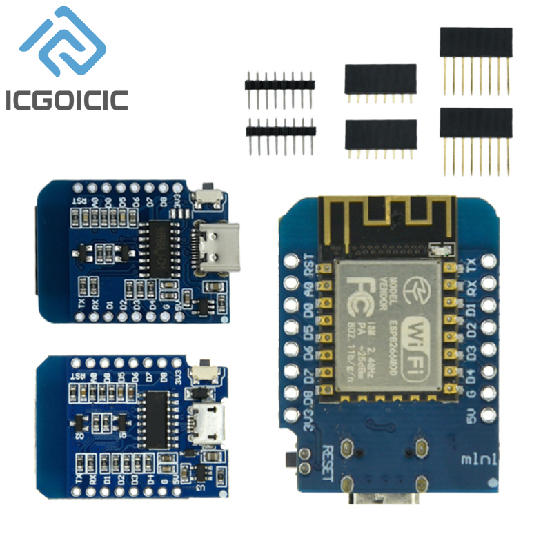 D1 mini-mini NodeMcu 4M bayt L - Esp8266 Nodemcu incelemesi ve fiyatı