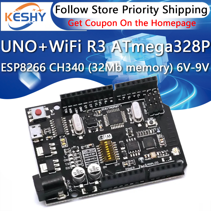 UNO+WiFi R3 ATmega328P+ESP8266 - Esp8266 Nodemcu incelemesi ve fiyatı